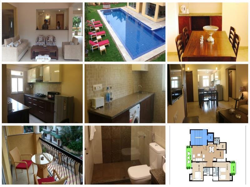 Veera Strand Park Serviced Apartments Calangute Esterno foto
